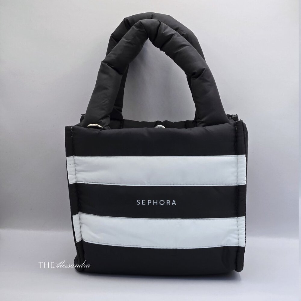 Sephora Puffy Mini Tote Bag Miniature Shopping Bag Limited 2025 New in Packaging